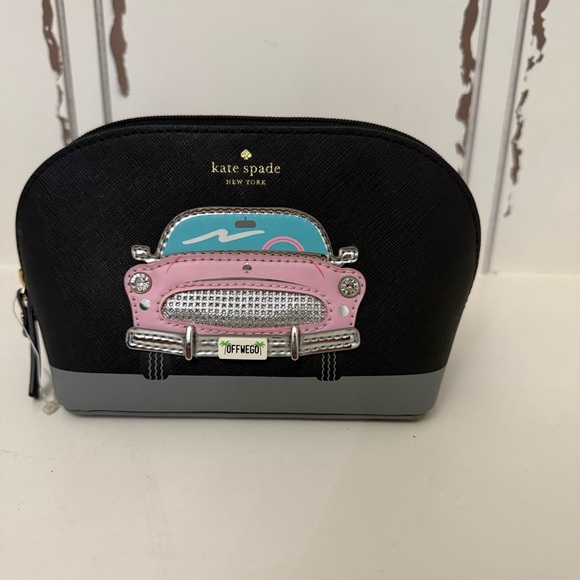 kate spade Handbags - Kate Spade 2018 Checking In Convertible Pink Car Small Abilene Cosmetic Case
